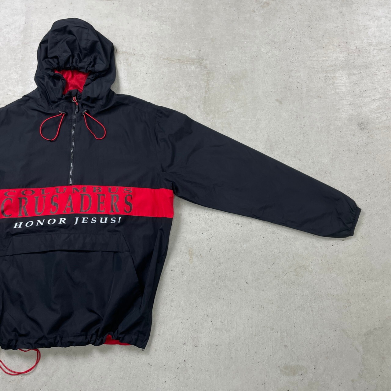 Sport-Tek アノラックパーカー ハーフジップ カレッジチームロゴ 