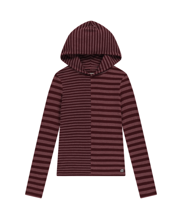 [COYSEIO] MIXED STRIPE HOODIE RED 正規品 韓国ブランド 韓国通販 韓国代行 韓国ファッション コイセイオ 日本 店舗