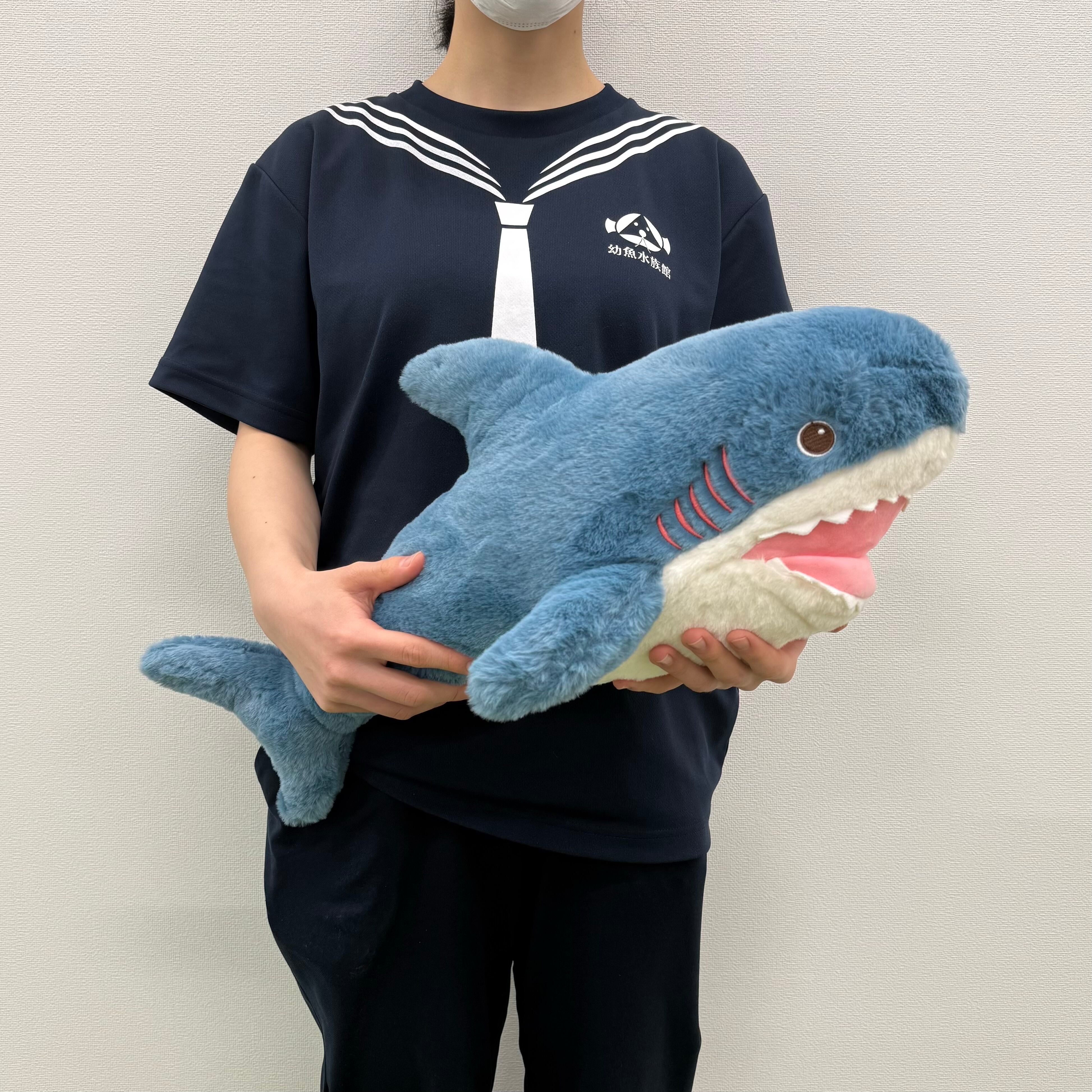 大きなサメくんぬいぐるみ（L） | 幼魚屋オンラインショップ