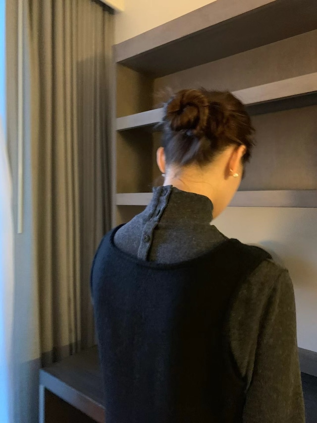 (即納) LIFFEY / Muse wool onepiece 1color