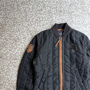 ARMANI JEANS / quilt flight jacket size US M
