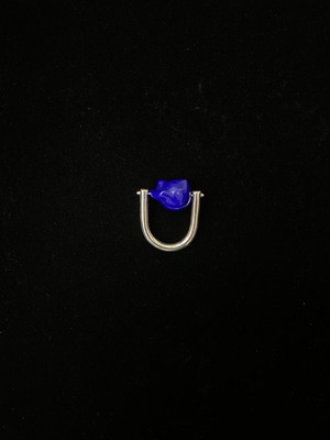 [R.ALAGAN]DISTORTEDSTONE RING LAPIS LAZURI