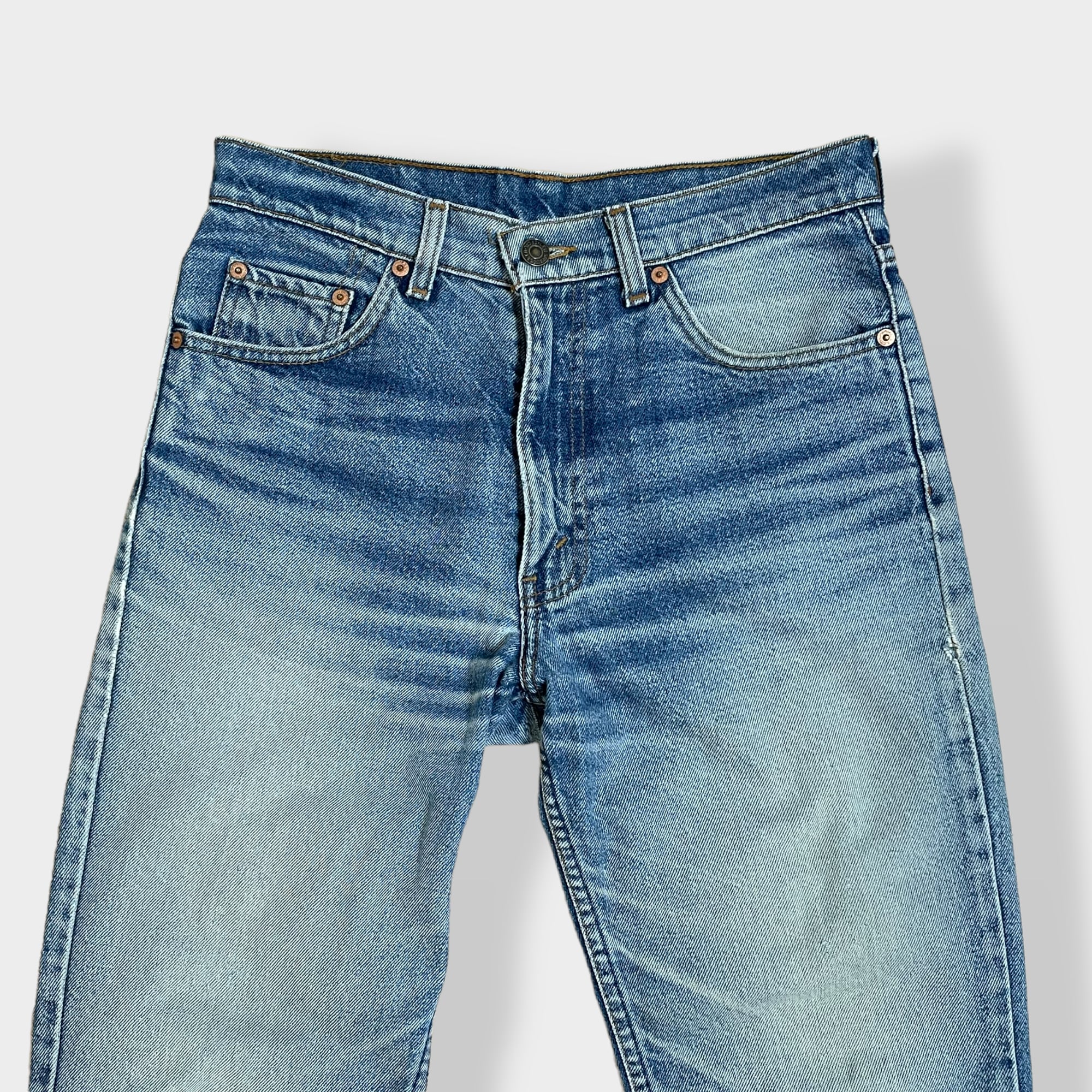 LEVI'S】606 デニム ジーパン ジーンズ ヒゲ アタリ 蜂の巣 色落ち L32 スリム タイト スキニー 細身 パンクス ラモーンズ  リーバイス US古着 古着屋手ぶらがbest