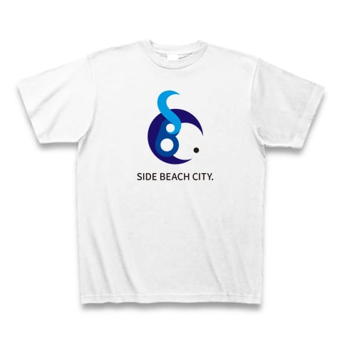 SIDE BEACH CITY.胸ワンポイントTシャツ白 | SBC.SHOP