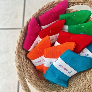 カラークルーソックス(約 13-25 cm)