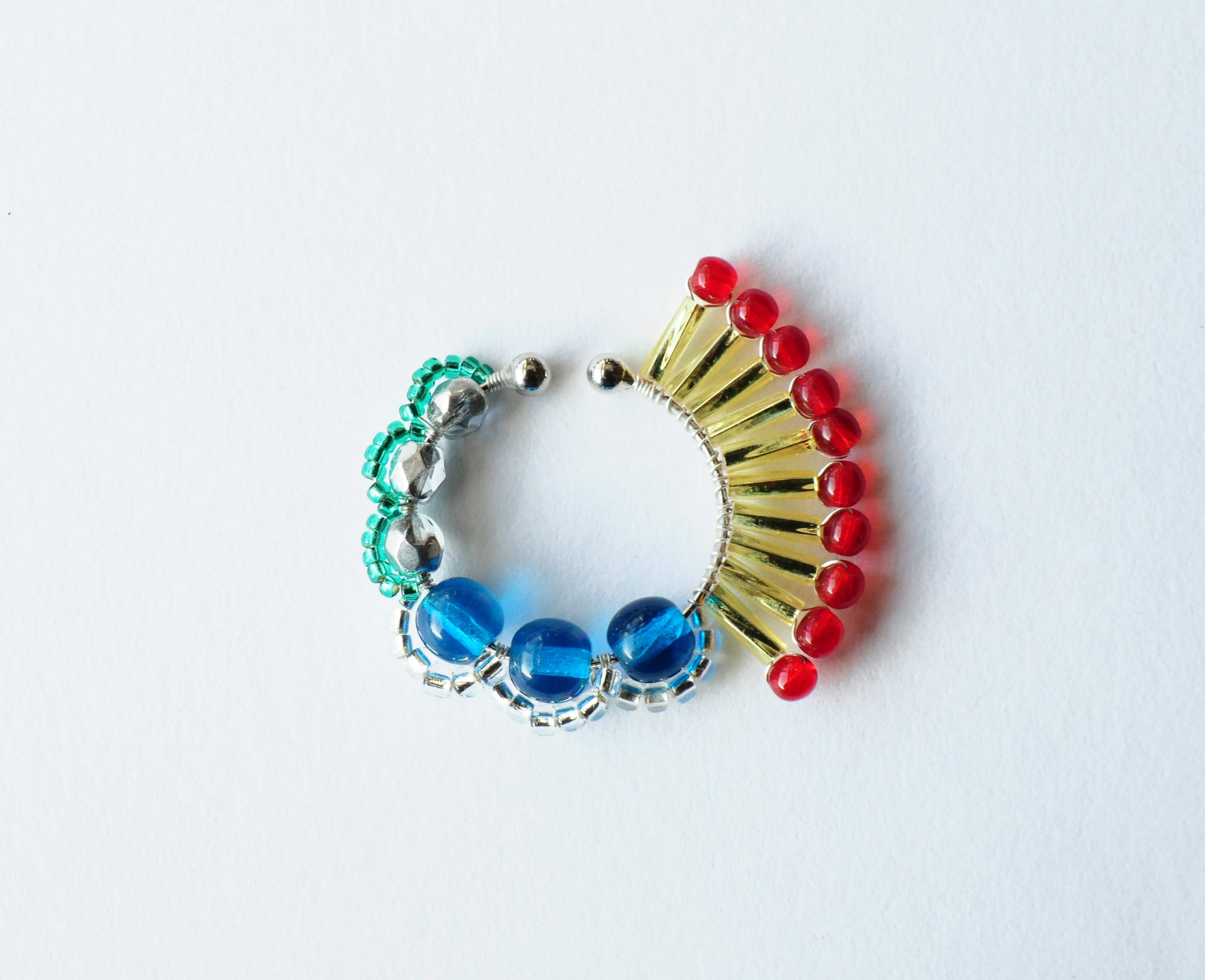 <Rollo~イロヅクビジュー~>イヤーカフ『 ハミングバード/hummingbird 』<70>