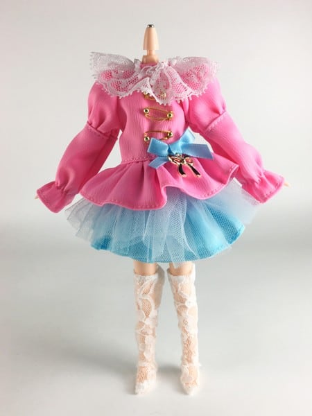 ドール服 1/6 女性用21_23 ピンクトップ&ブルースカート セット STK 18984 - 画像4