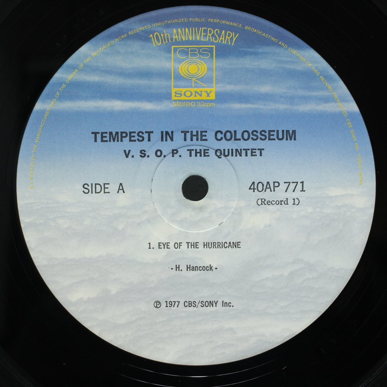The V.S.O.P. Quintet / Tempest In The Colosseum [40AP 771~2] - 画像4