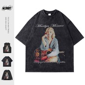 VINTAGE ストリート Marilyn Monroe Tシャツ T1017
