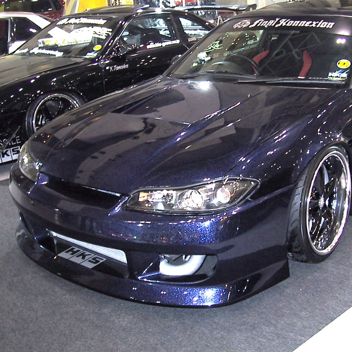 【FIRST CONTACT】　FRP製　D-STYLE　ボンネット　NISSAN　S15　シルビア専用　エアロ　未塗装品　社外部品　 【PGFK-G24-FCS15D-BNP】　ファイナルコネクション