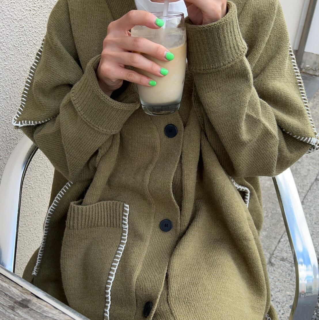 ボリュームカーディガン_LN01516