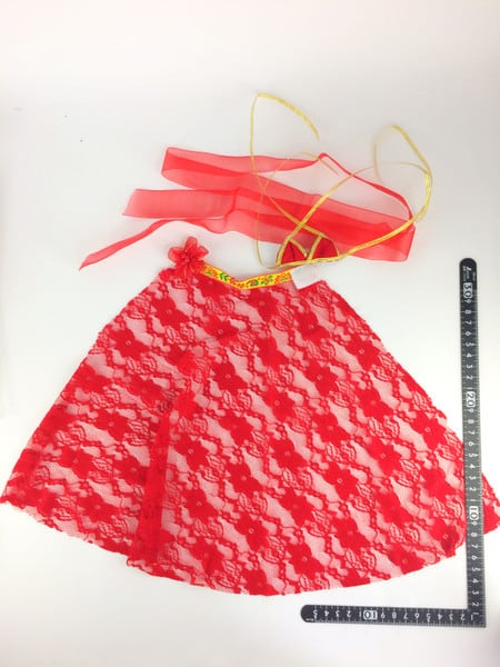 ドール服 1/6 女性用27 Phicen向け レッドドレス SL3124 VIMI - 画像2