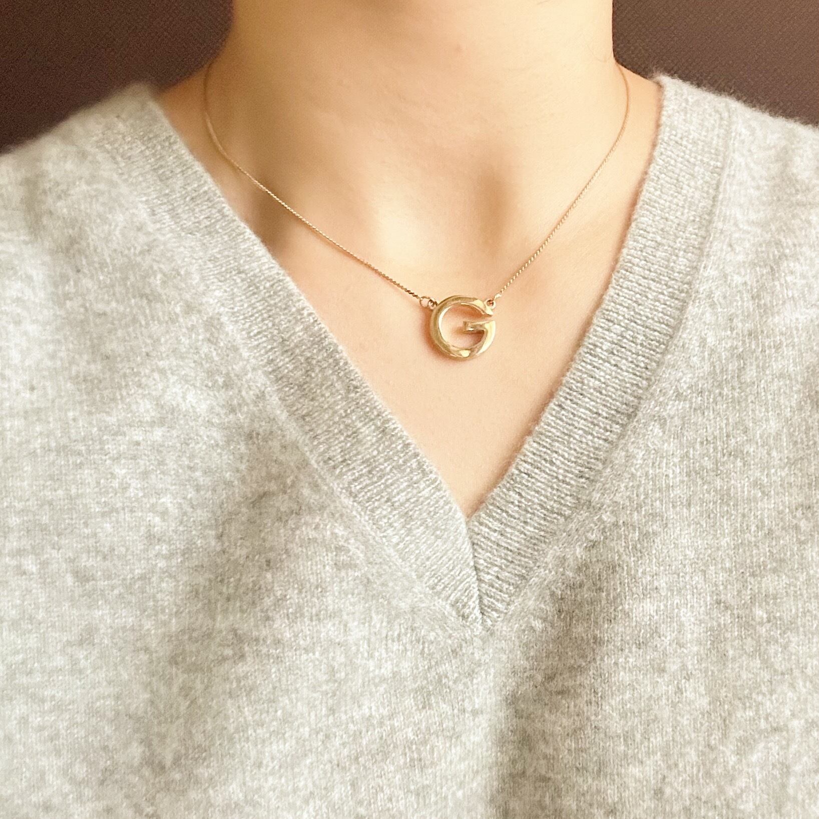 GN5634】GIVENCHY G logo necklace/ジバンシィ/ネックレス | vintage  