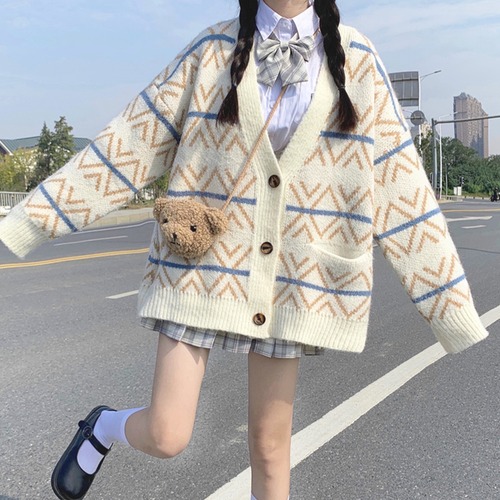 ✞ロリVネックニットカーディガンロングセーター ウィンター ジャケット ロング 秋冬✞ゴスロリ SM ミリ 甘ロリ クラロリ 和ロリ エレガント 黒ロリ 姫ロリ 華ロリ BB-BB13779455914