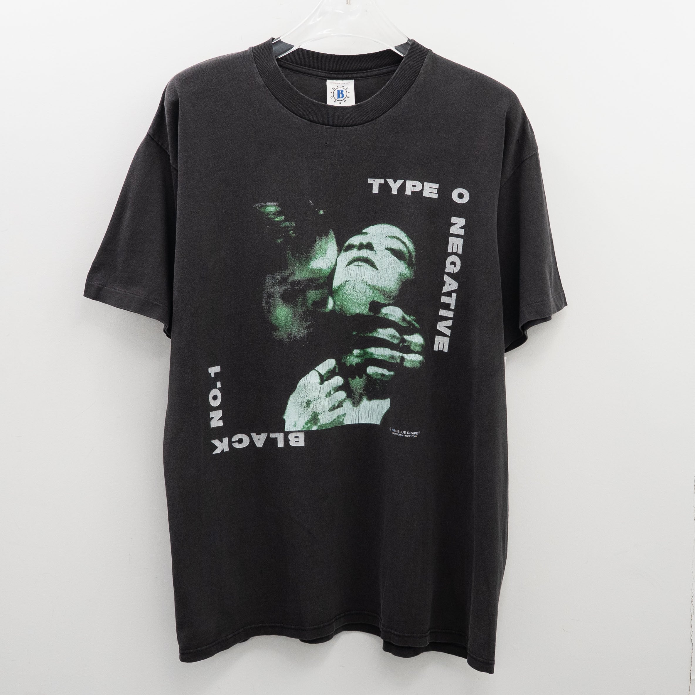 Type O Negative " Black No.1 " Blue Grape Fits XL 【A6-352】