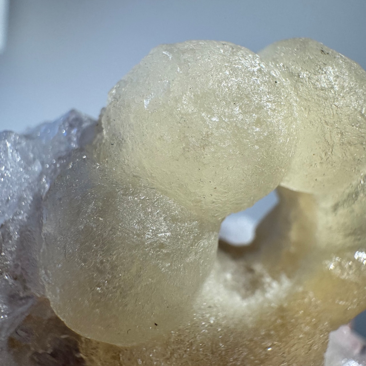 ポンデリングフローライト母岩付き*ブドウ状蛍石原石*251002*天然石*鉱物標本*インテリアストーン