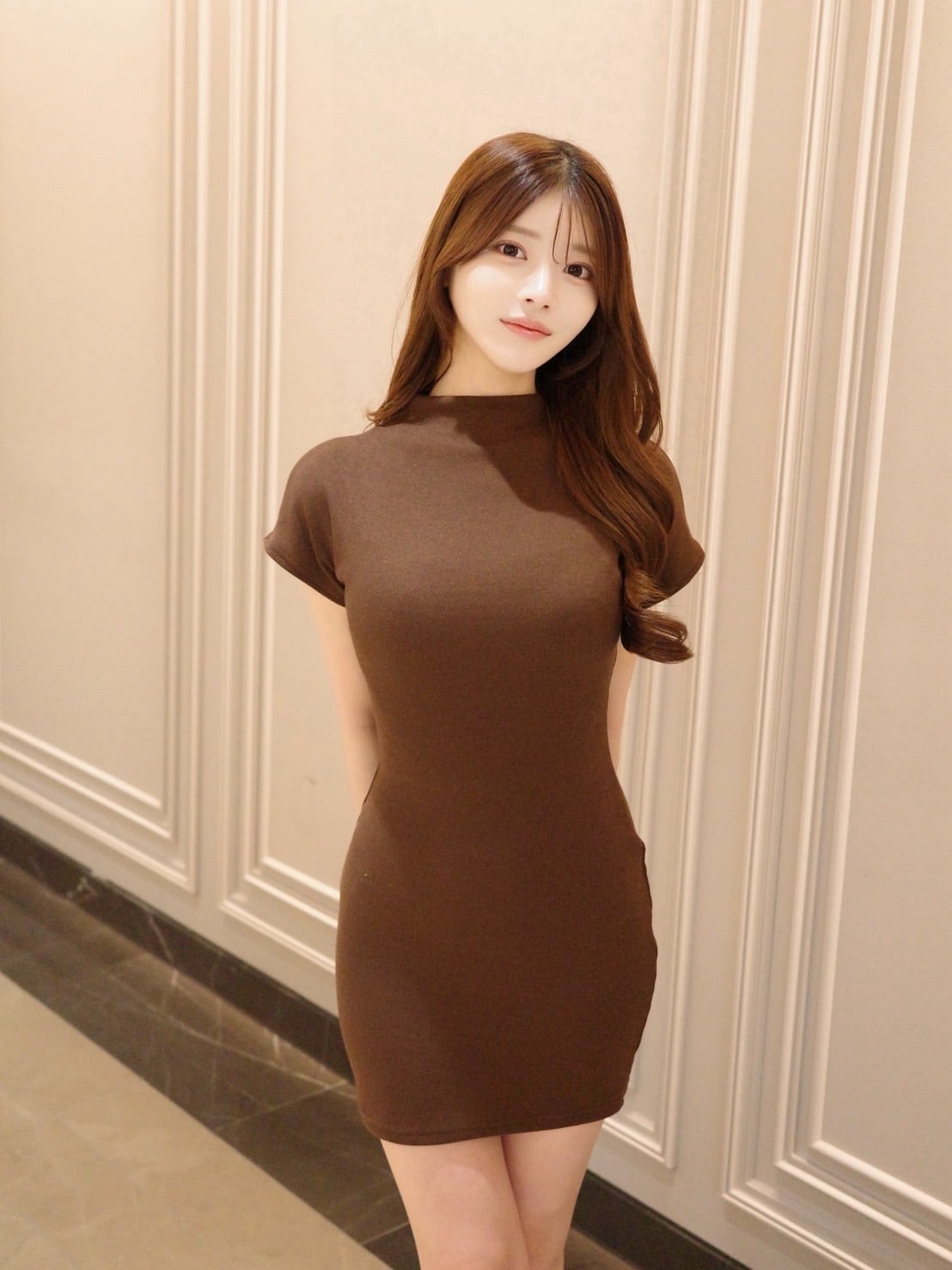 Muse Slim Knit Dress | LUNA