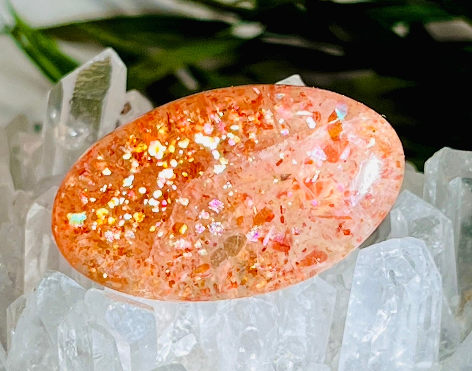 恋愛・ビジネス✨ レインボー シトリンクォーツ 黄水晶 原石 ポイント