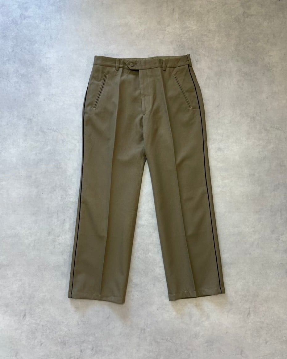 【VINTAGE】1984 “FRENCH MILITARY” Side Line Trousers DEAD STOCK W31.5 L29.5