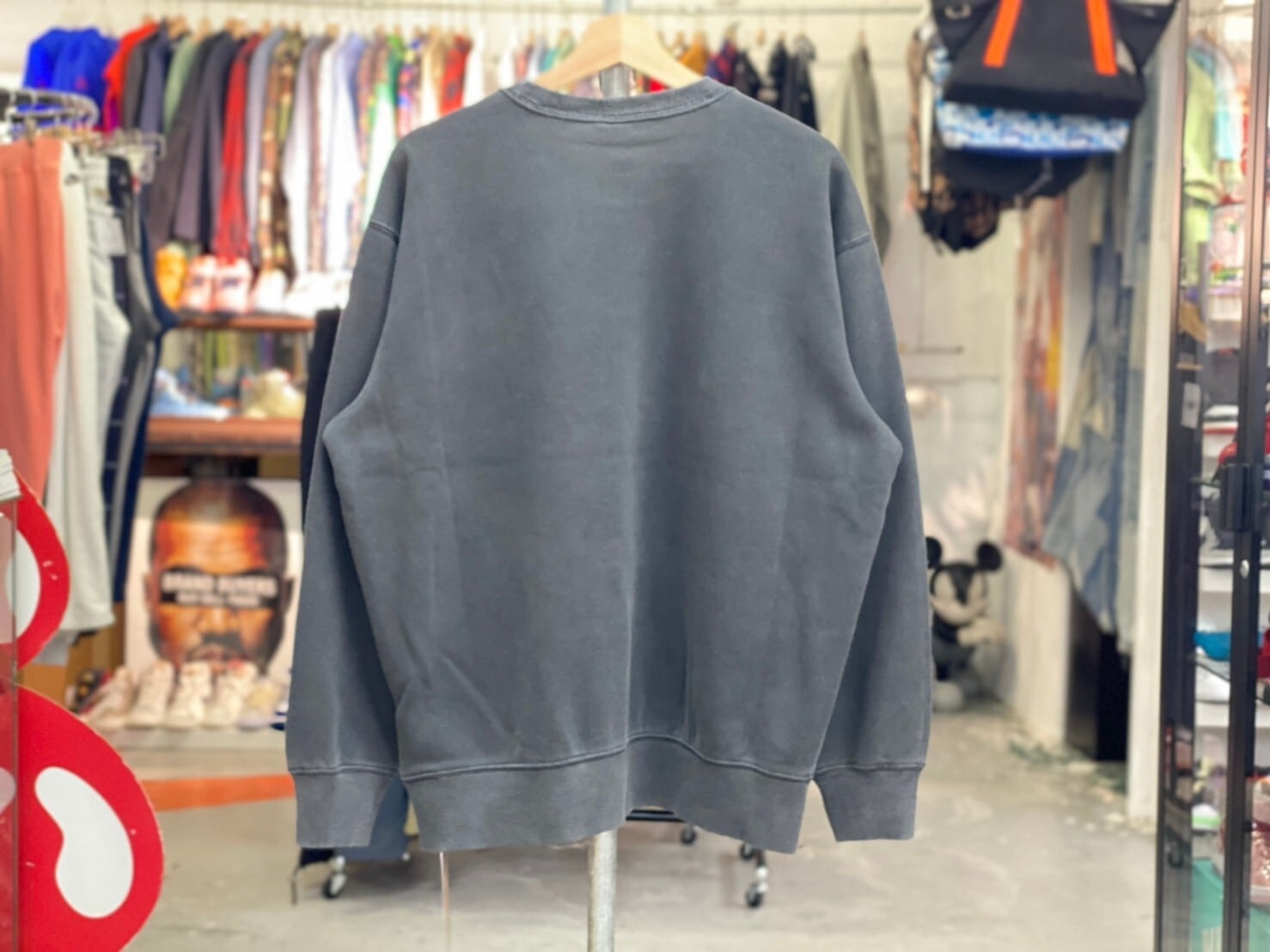 Supreme × THE NORTH FACE PIGMENT PRINTED CREWNECK BLACK MEDIUM ...