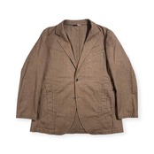THE SCOTCH HOUSE ザ・スコッチハウス ヘリンボーン柄 テーラードジャケット M/ブラウン系 メンズ 三陽商会