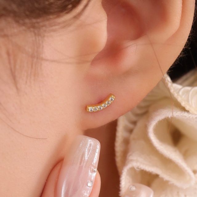 s925 lueur bar pierce #pp04