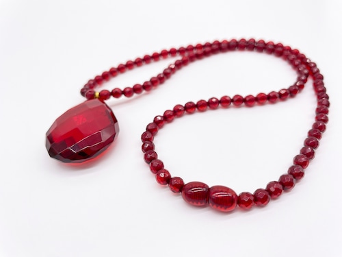 琥珀ネックレス(N-263)