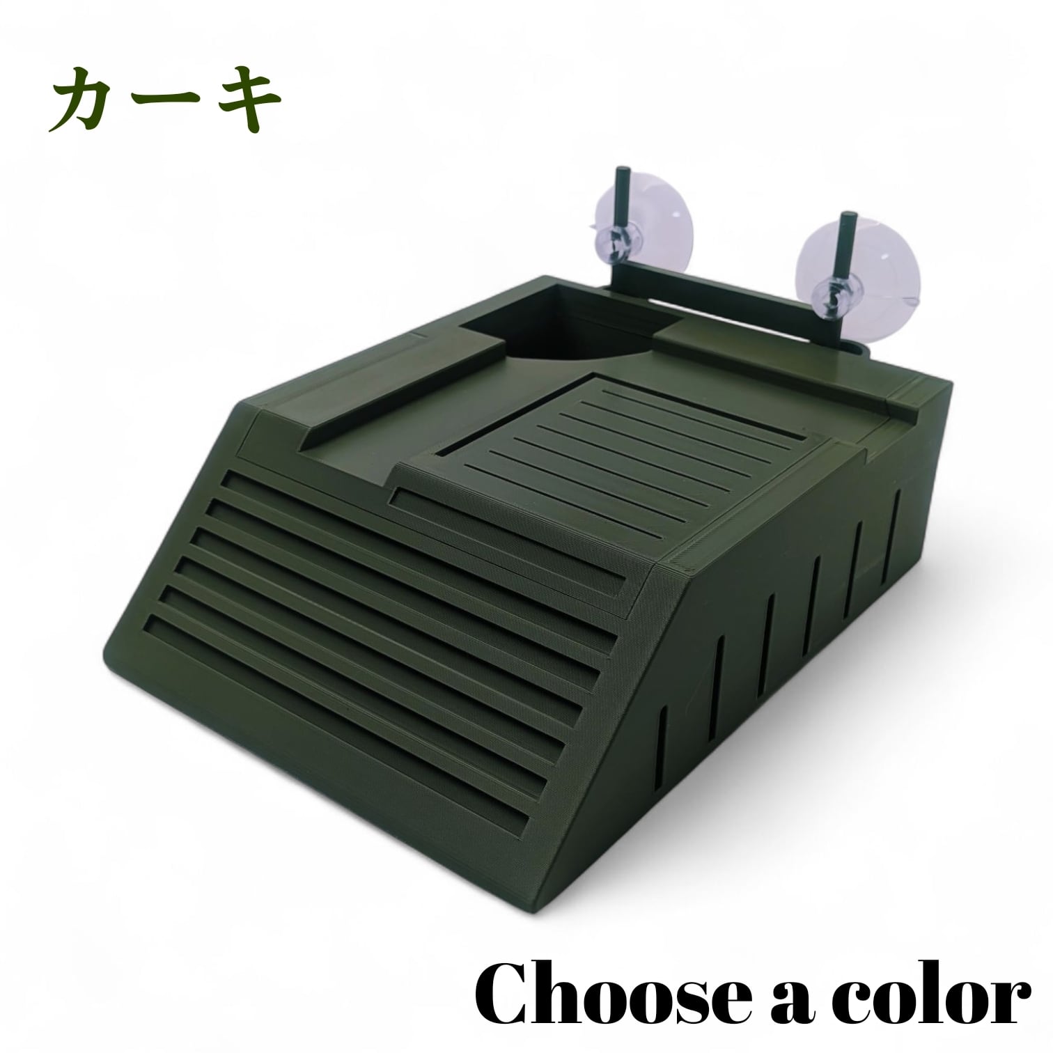 新品　亀の陸地【大】白フレーム×ベージュ板　センターテイルファクトリー 新品 亀の陸地【大】白フレーム×ベージュ板 センターテイル