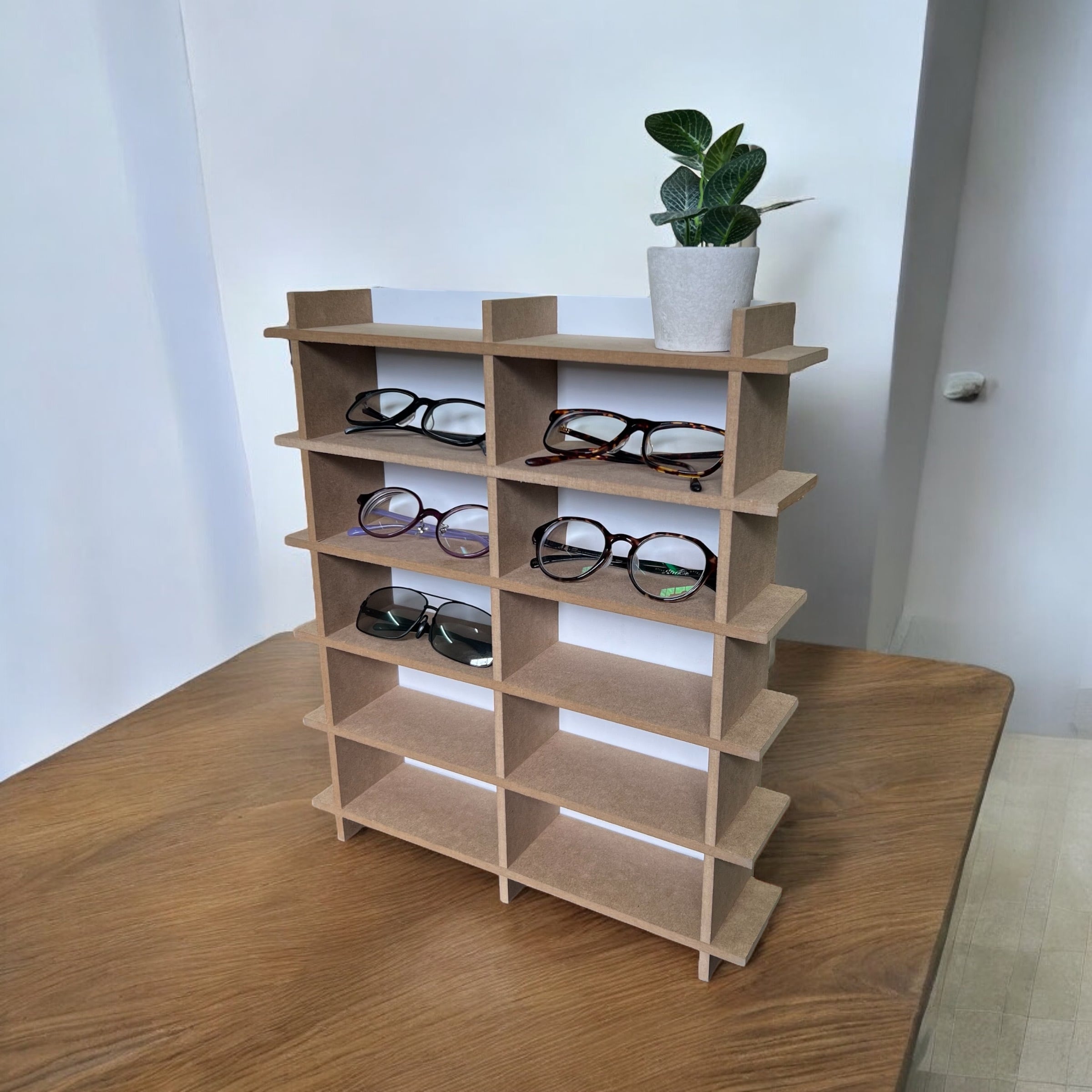 パズルボード オープンラック 組み立て式 収納棚 diy MDF-P-02 パズルボード オープンラック 組み立て式 収納棚 diy MDF-P-02
