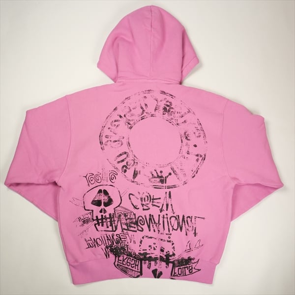 Stussy 8ボールグラフィック パーカー XL ピンク STUSSY（ステューシー）の「STUSSY/ステューシー 8 BALL APP. HOOD