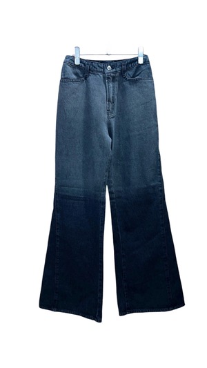 Knuth Marf】denim baggy pants / vintageblack | PuKu