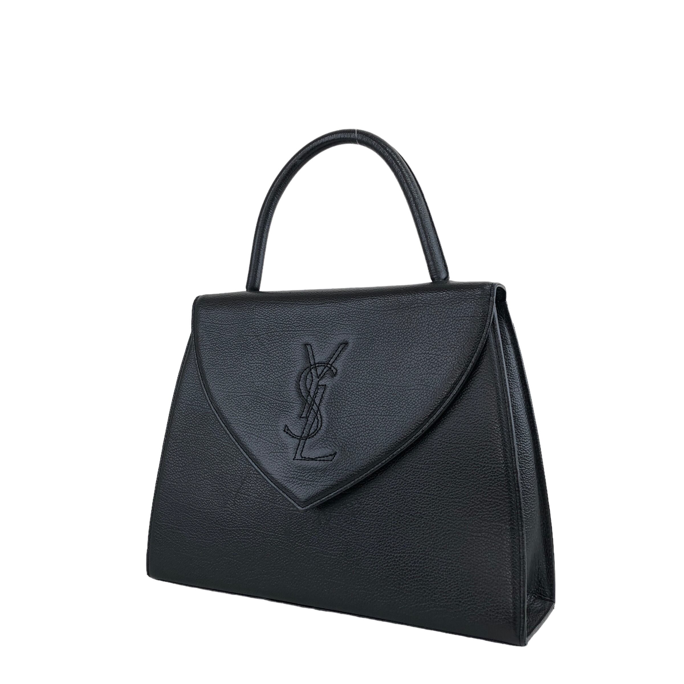 Yves Saint Laurent イヴ・サンローラン ハンドバッグ ブラック YSL