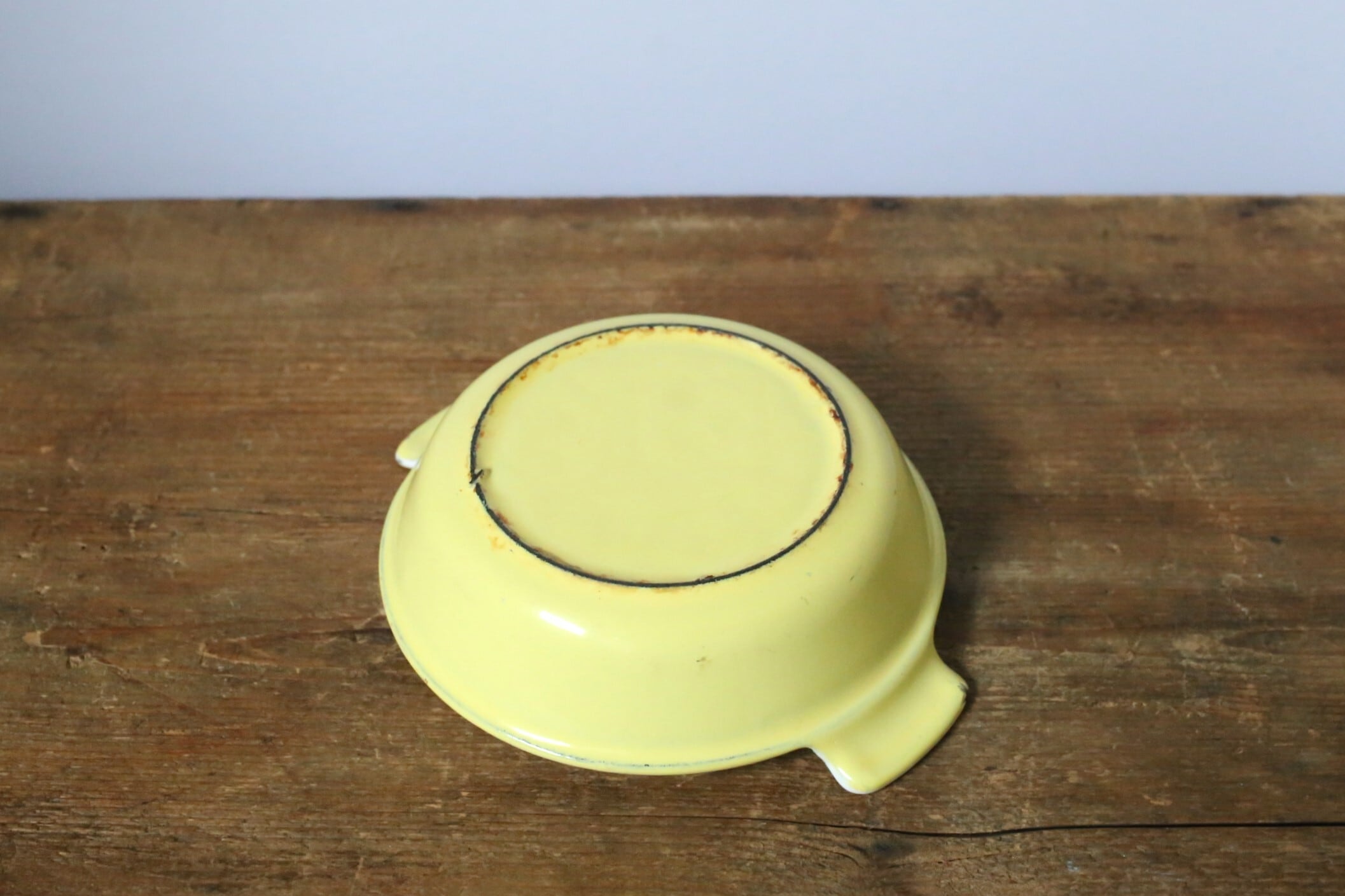 フランス ヴィンテージ ル・クルーゼ Le Creuset ホーロー ブリュレ皿