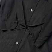 イタリア製 SPORTMAX スポーツマックス シアー 五分袖シャツ 40/ブラック レディース マックスマーラ