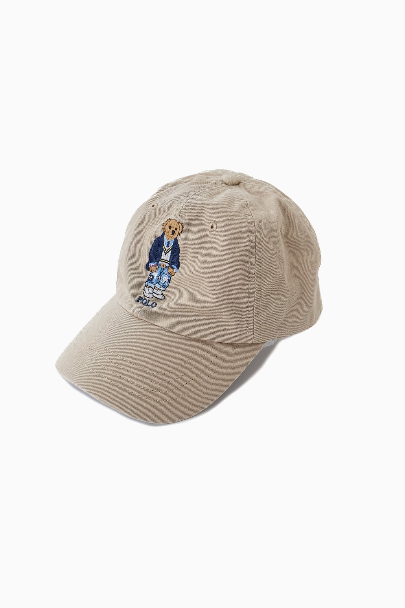 POLO RALPH LAUREN BEIGE CLASSIC SPORT POLO BEAR CAP