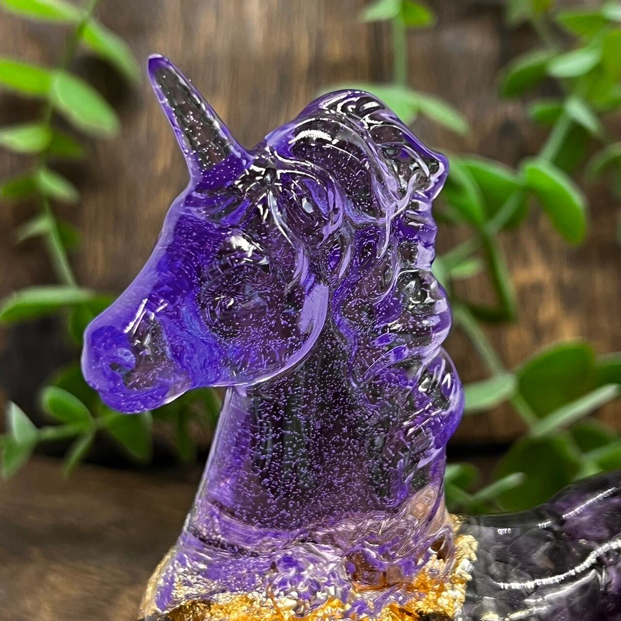 ユニコーンオルゴナイト アメジスト 高さ12㎝ | オルゴナイト 通販