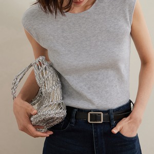 スリムリブTシャツ 21855