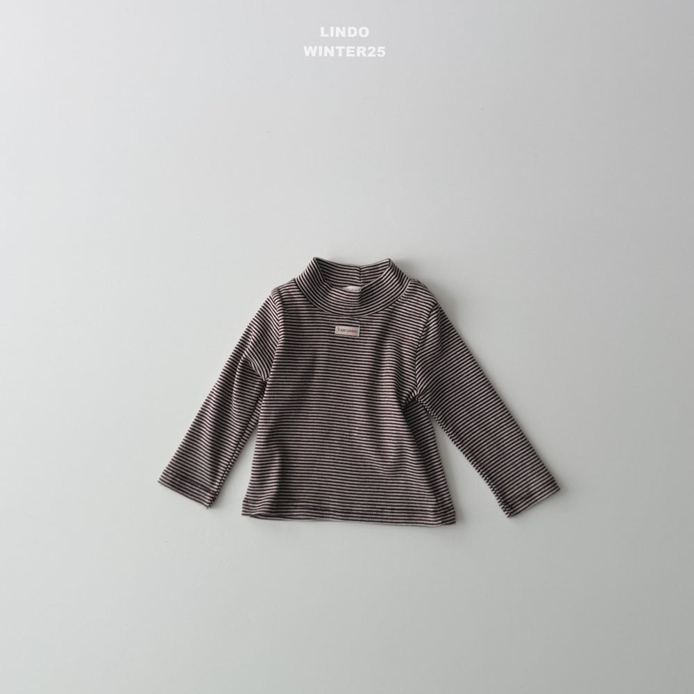 【予約商品】stripe half neck t-shirt