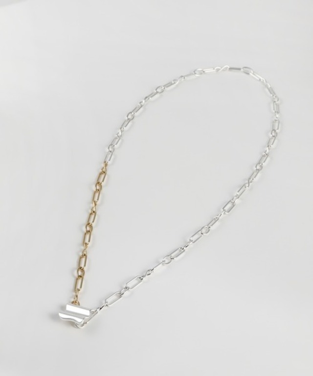 Wave square point Lariat (silver/mix)