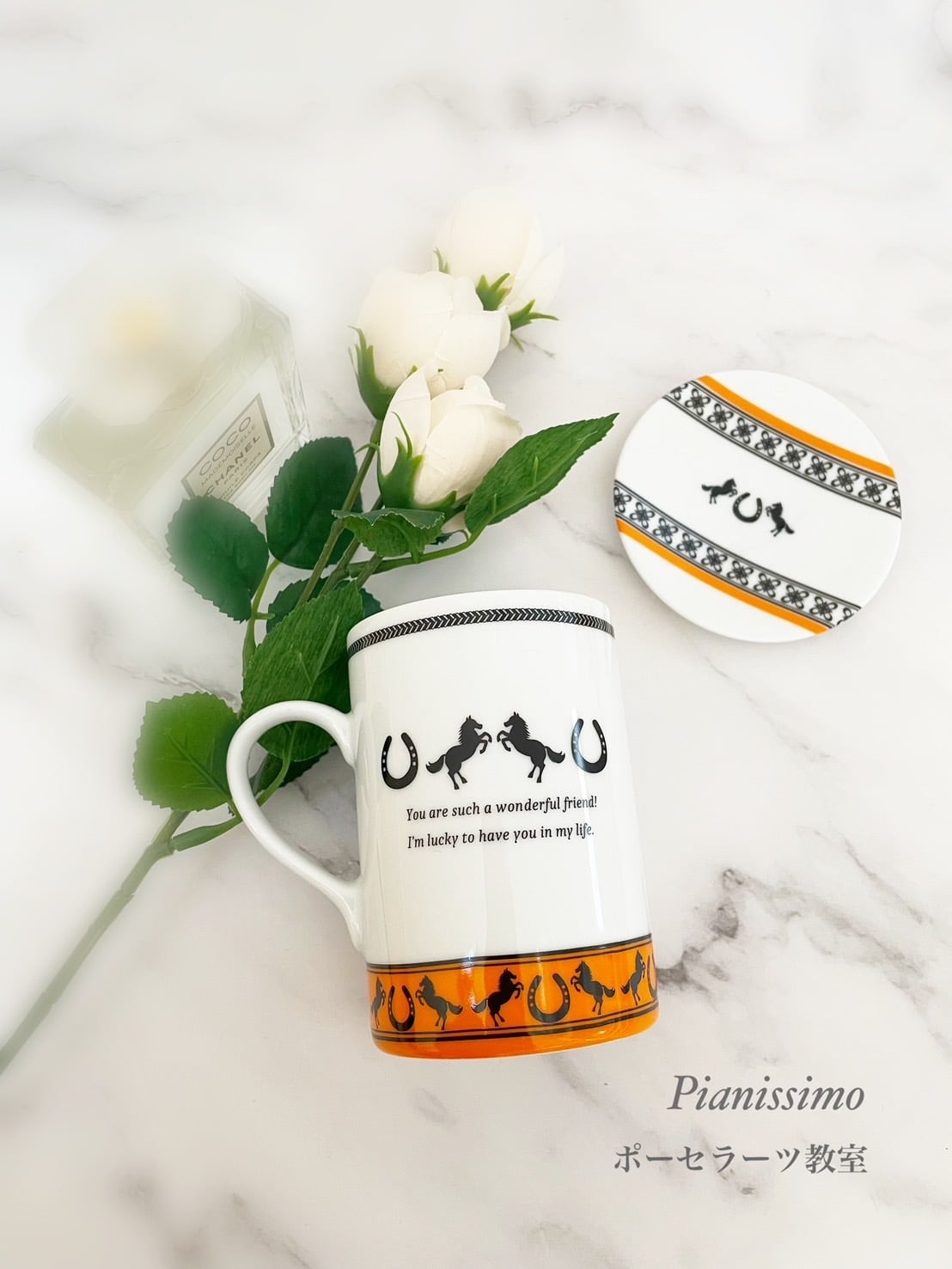 専用】白磁 木馬 ホースオーナメント10個 ポーセラーツ 新作