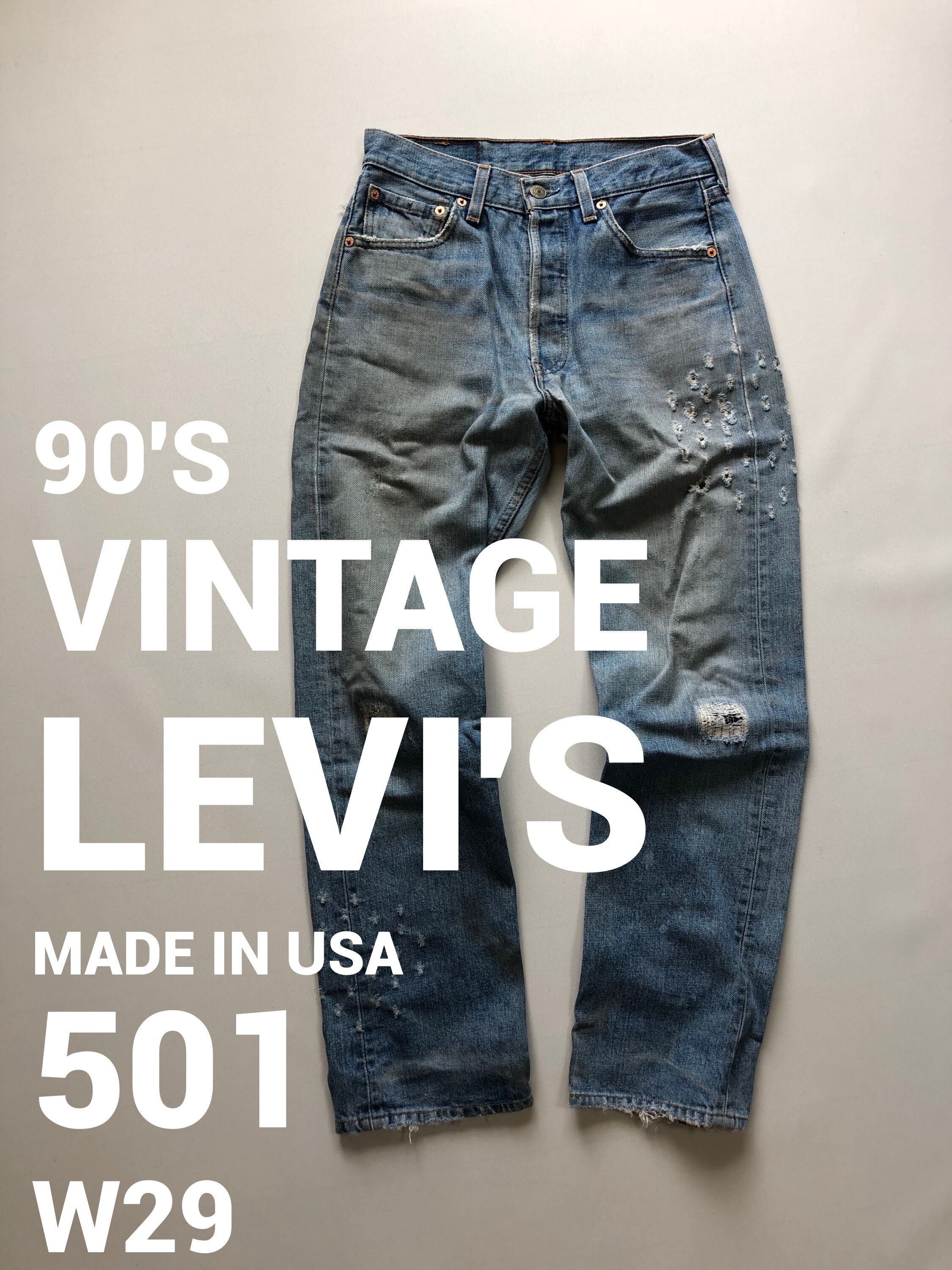 90's USA製 Levi's 501 w26 FOR WOMEN 美品