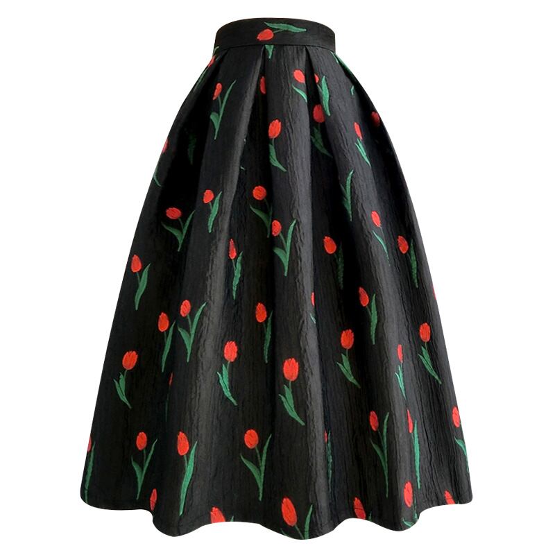 レッドチューリップスカート SU527
