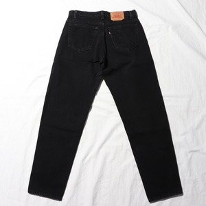 極美品 34×32 Levi’s 550 USA 93年 サルファーブラック デニムパンツ リーバイス