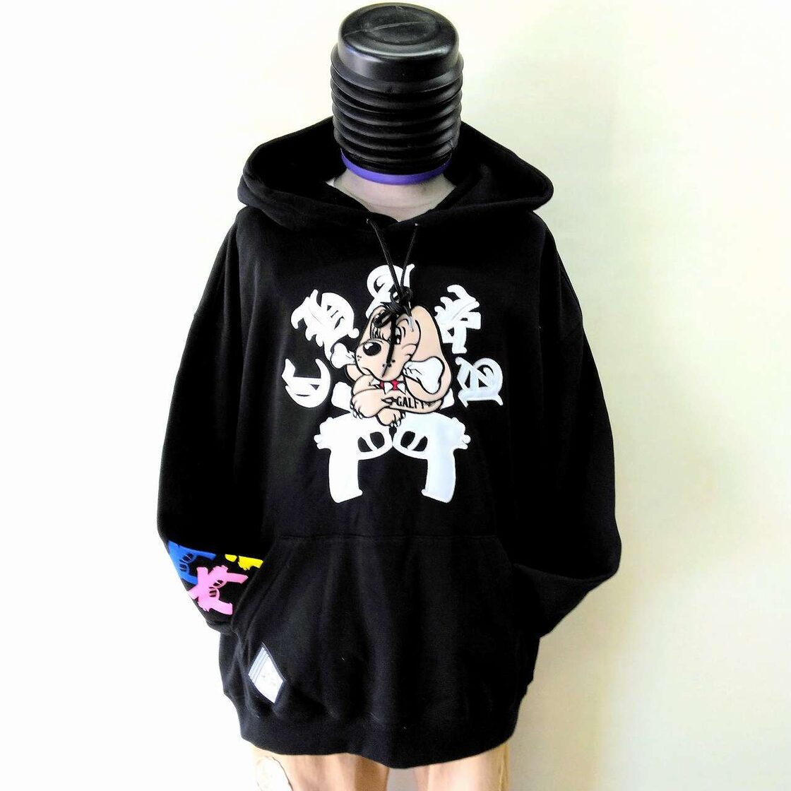 ガルフィー GALFY チャカパッチ パーカー 黒 L XL サイズ hoodie | PAY ID