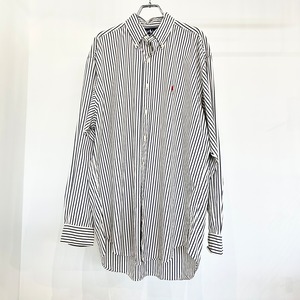 【USED】Ralpe lauren ラルフローレン ボタンダウンシャツ ストライプ