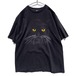 [Fruit of the Loom - Made In USA] Vintage Cat Print T-shirt [1990s-] Vintage Print T-Shirts