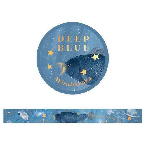表現社×日下明 箔押 DEEP BLUE cozyca products 20mmマステ HY04