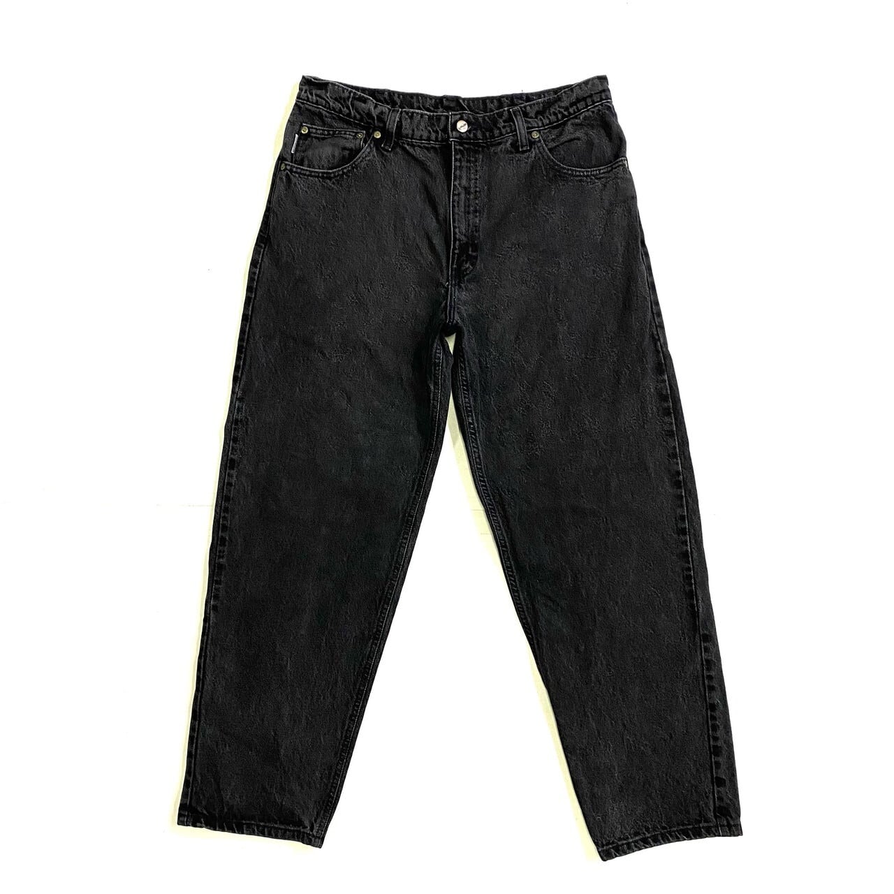 USA製 90年代 Carhartt カーハート ブラックデニムパンツ テーパード 