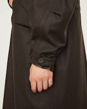 i’m here - with PIPING : M-65 Coat :Black|表裏ダブルパイピング/2WAYフード