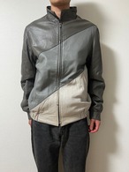 1990s- Tricolor Leather Jacket